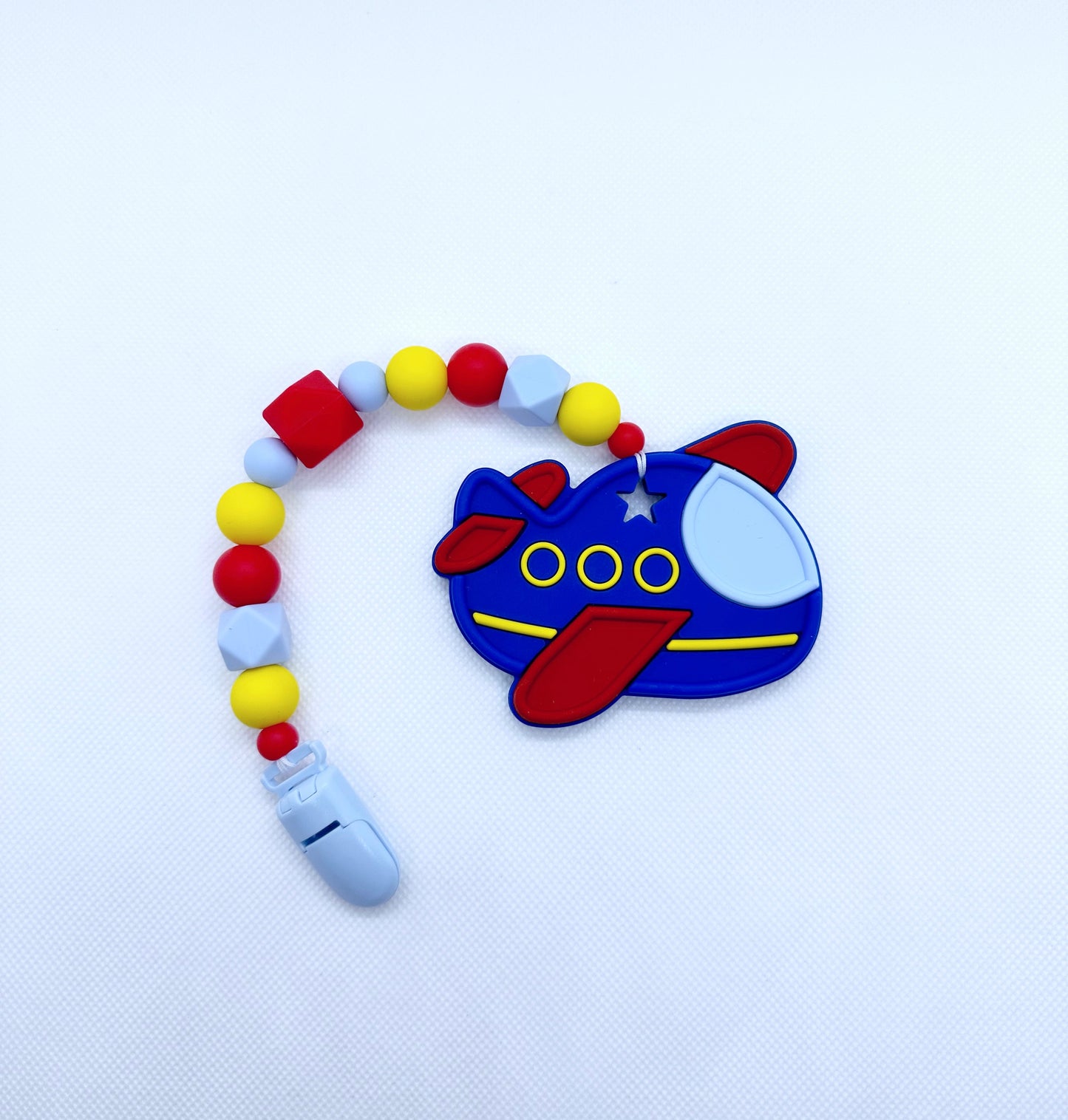 Airplane Silicone Teether Chain