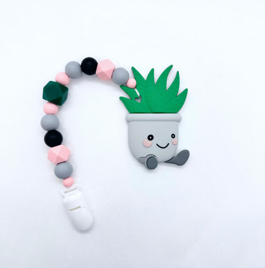 Succulent Silicone Teether Chain