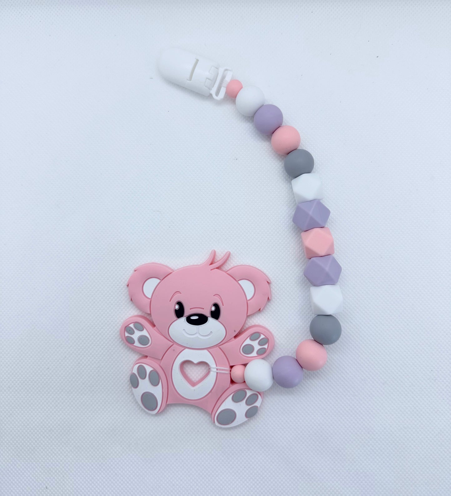 Teddy Bear Silicone Teether Chain