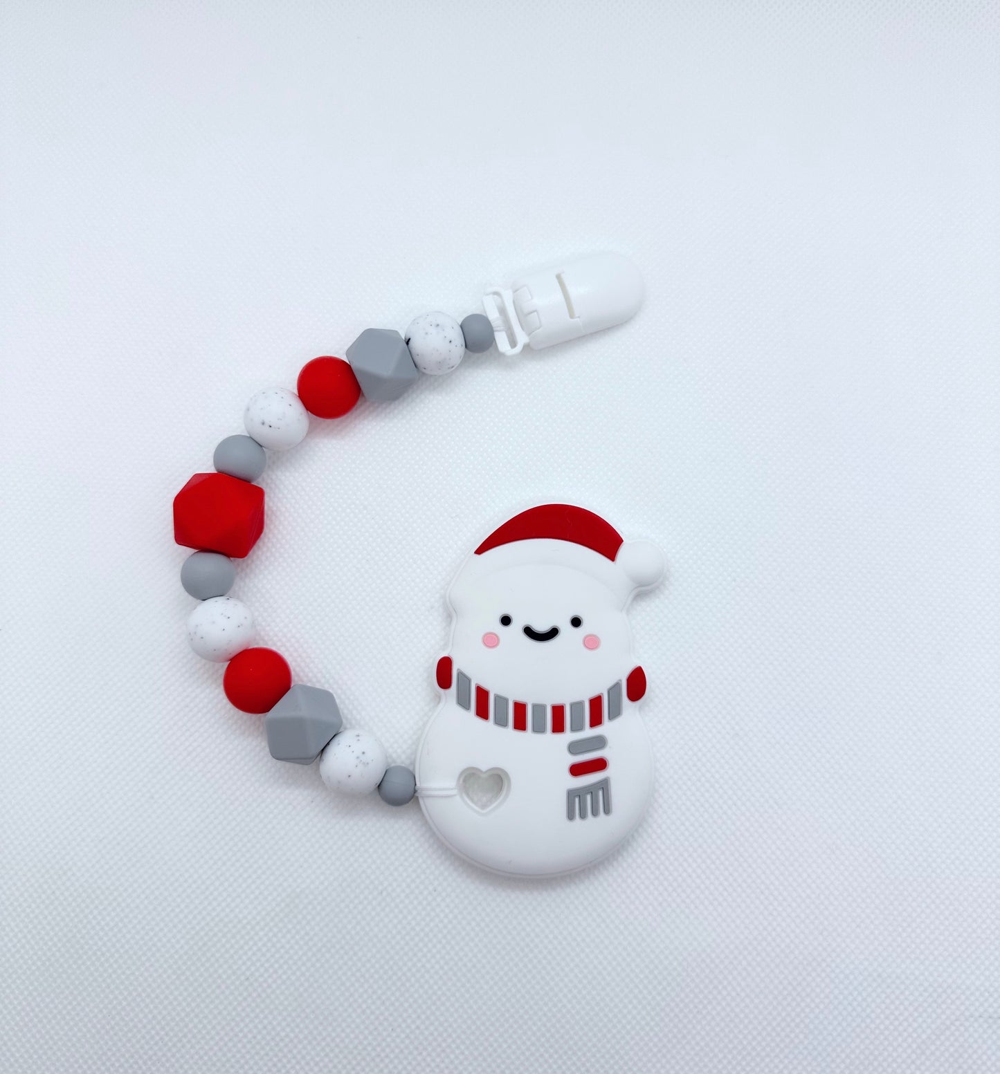 Snowman Silicone Teether Chain