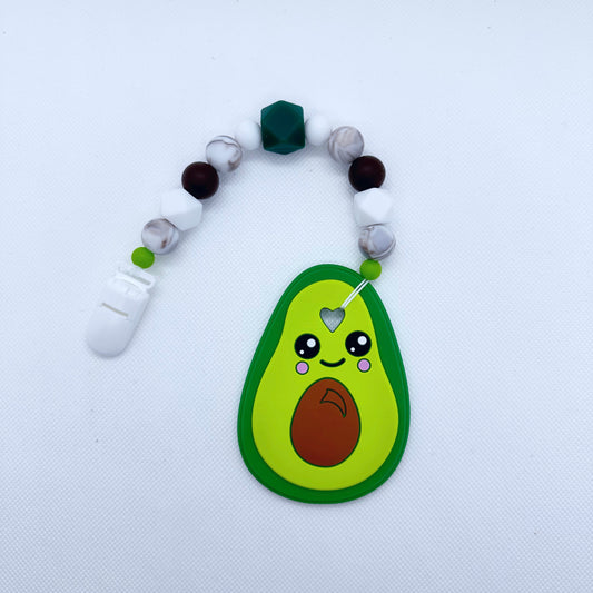 Avocado Silicone Teether Chain